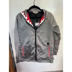 Munster Grey Shark Windbreaker Youth Size 10 NEW